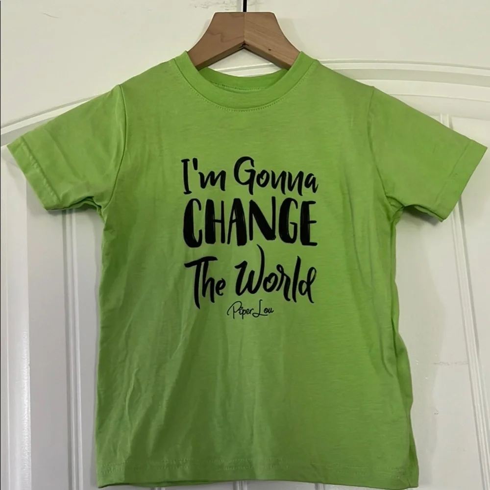 I’m Gonna Change The World T Shirt Size 4
